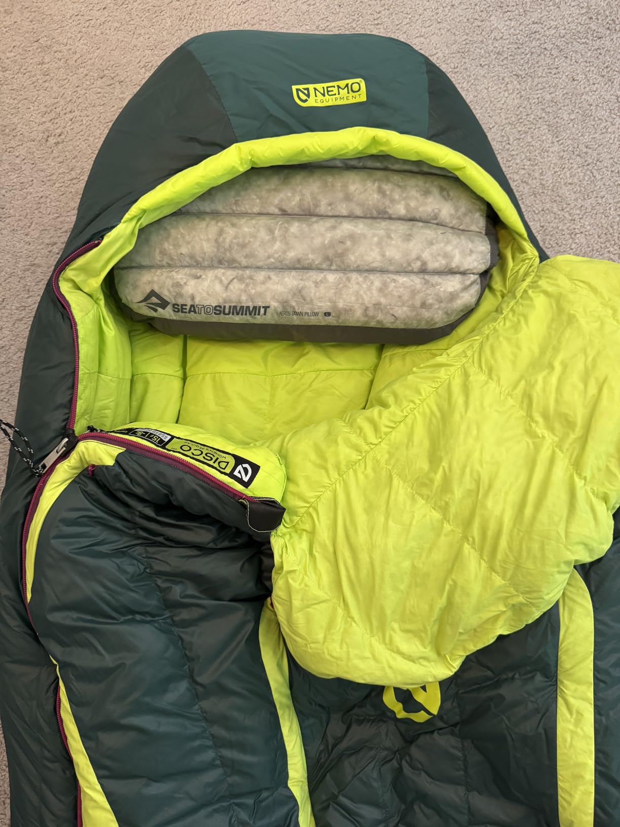 Sea to Summit Aeros Down Inflatable Pillow - Customer Photo 2