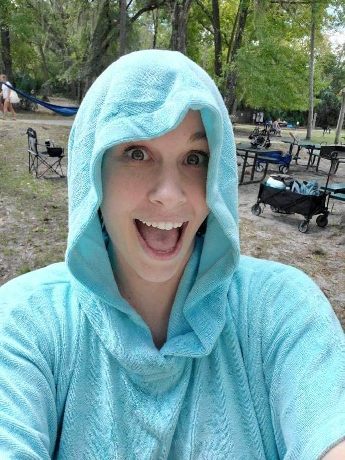 Catalonia Absorbent Surf Poncho Men Women, Quick Dry Towel Changing Poncho, Hooded Towel Poncho Adult, Changing Robe for Beach Surfing Swimming - Customer Photo 1