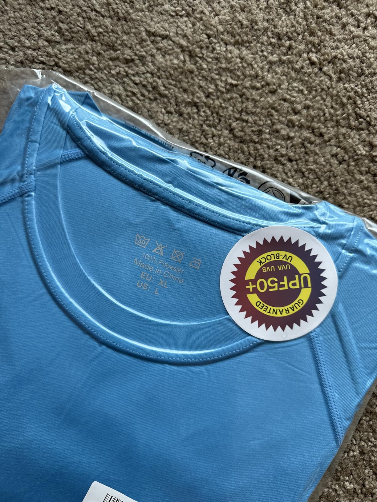 Roadbox Mens UPF 50+ UV Sun Protection Shirts Outdoor Long Sleeve SPF Rash Guard for Fishing Hiking Swimming Running - Customer Photo 2