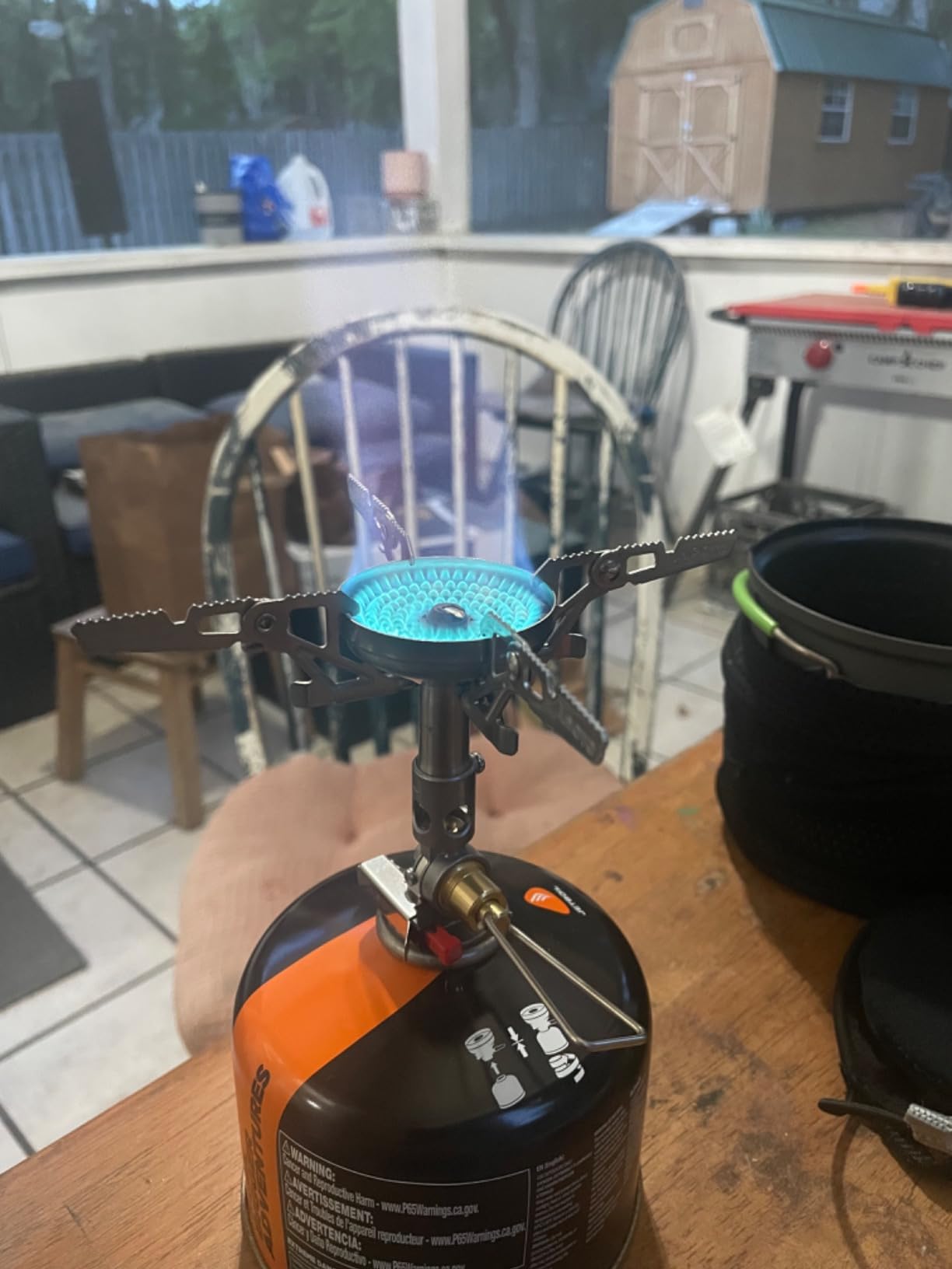 SOTO WindMaster Canister Stove with 4Flex for Windy Weather - Lightweight and Durable Backpacking Camp Stove - Customer Photo 1
