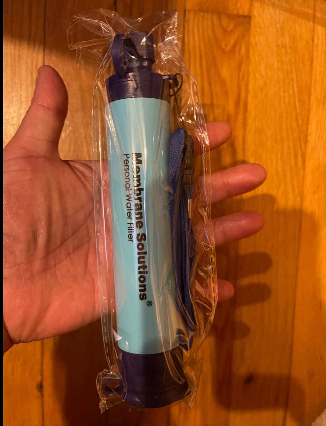 Membrane Solutions Straw Water Filter S1, NSF/ANSI 42&372&401 certificated, Survival Filtration Portable Gear, Emergency Preparedness - Customer Photo 1