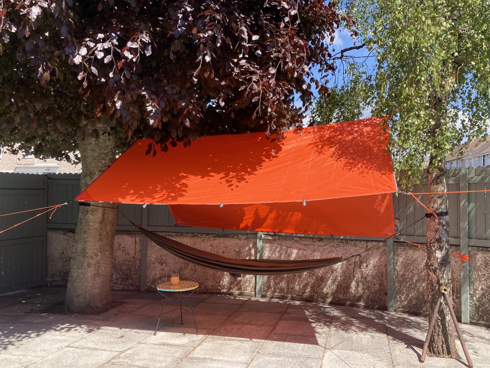 AquaQuest Survivor High Visibility Tarp - Portable Safety Shelter or Emergency Rain Fly - Disaster Preparedness Must Haves for Hiking, Backpacking & Expedition, 15 x 15 ft Customer Review AquaQuest Survivor High Visibility Tarp - Portable Safety Shelter or Emergency Rain Fly - Disaster Preparedness Must Haves for Hiking, Backpacking & Expedition, 15 x 15 ft - Customer Photo 1