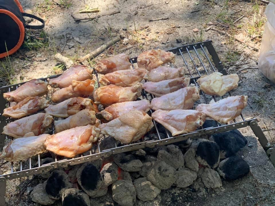 Bitty Big Q Stainless Steel Ultra Compact Portable Lightweight Camping Grill - Customer Photo 2