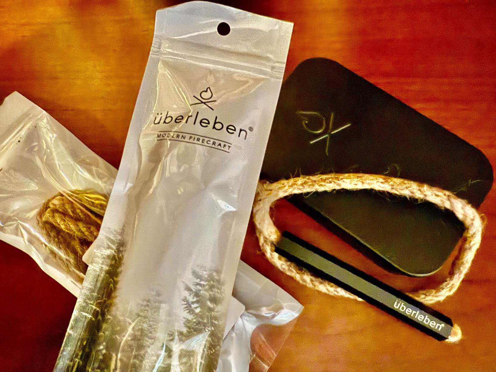 Uberleben | FIREKIT Survival Fire Starter Kit - All-in-One Ferro Rod, Striker, Tinder Wick & Bellow - Waterproof Camping Essentials Customer Review Uberleben | FIREKIT Survival Fire Starter Kit - All-in-One Ferro Rod, Striker, Tinder Wick & Bellow - Waterproof Camping Essentials - Customer Photo 1