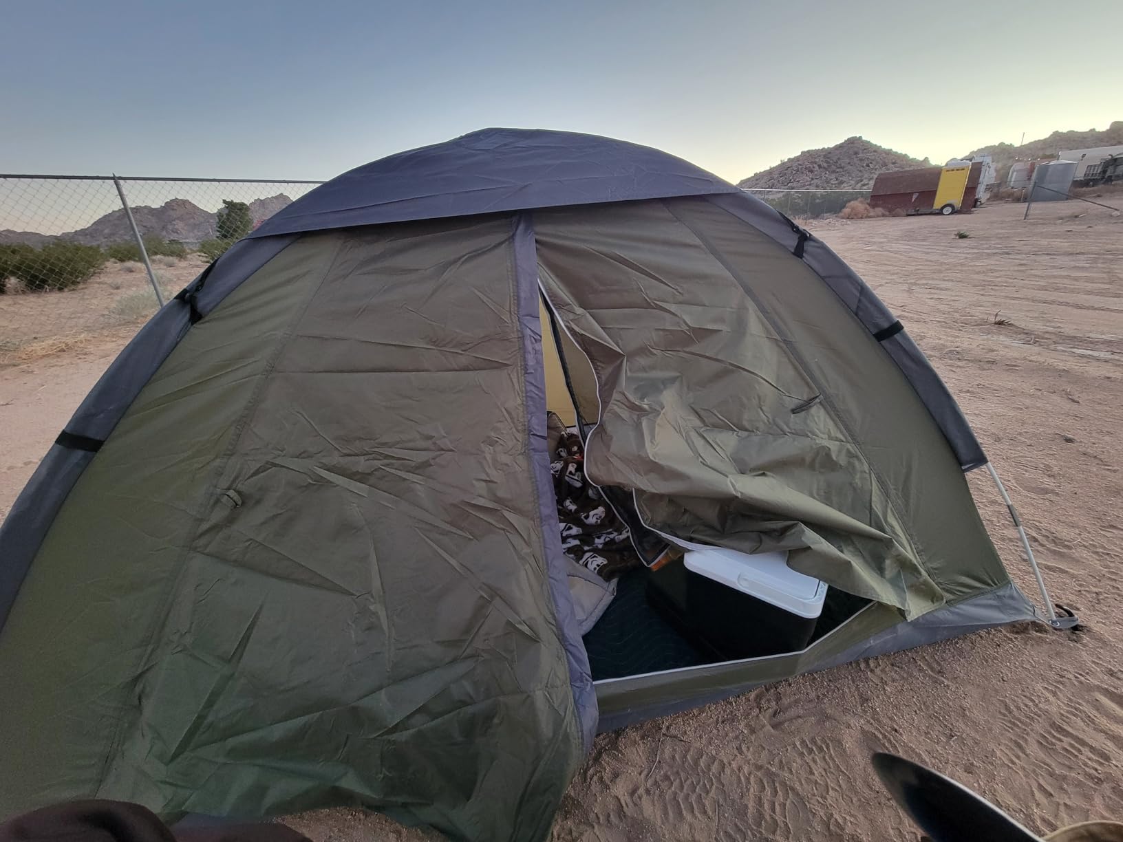 Night Cat Backpacking Tent for One 1 to 2 Persons Lightweight Waterproof Camping Hiking Tent for Adults Kids Scouts Easy Setup Single Layer 2.2x1.2m - Customer Photo 1