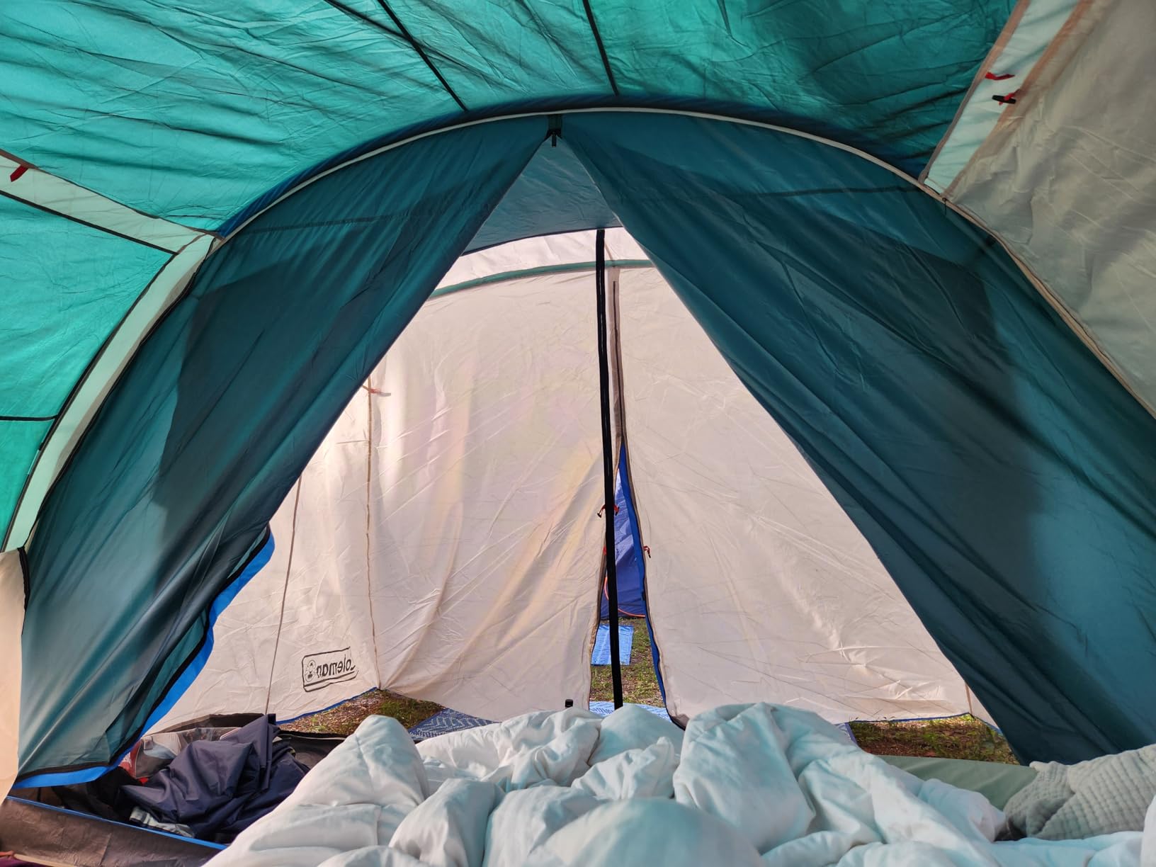 Coleman Cabin Camping Tent with Screened Porch 4/6 Person Weatherproof Tent with Enclosed Screened Porch Option Includes Rainfly Carry Bag Extra Storage and 10 Minute Setup - Customer Photo 1