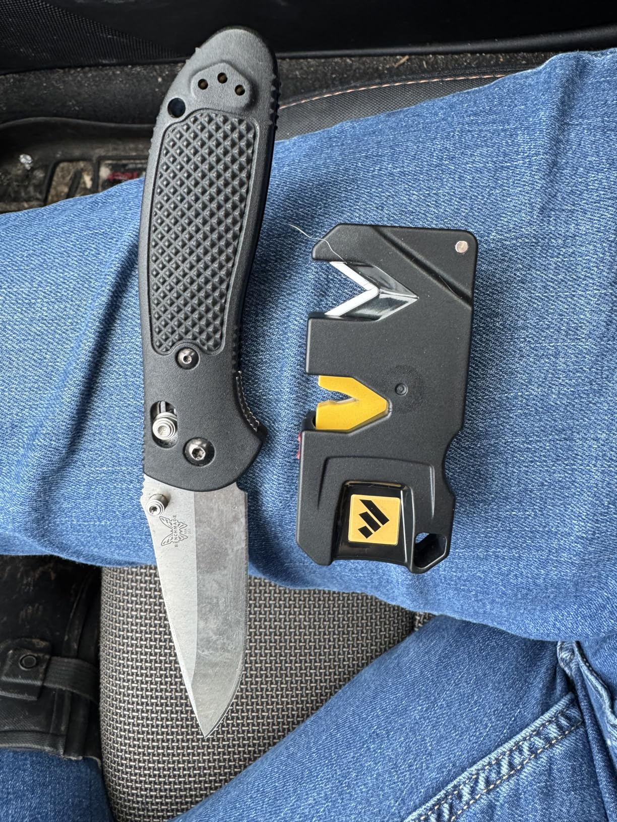 Work Sharp Portable Pivot Knife Sharpener, WSEDCPVT EDC Black - Customer Photo 1