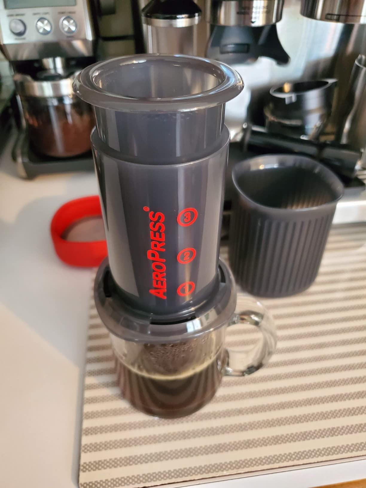 AeroPress Go - Extra Small Portable Coffee Maker Kit for Travel, Hiking & Camping customer photo 1