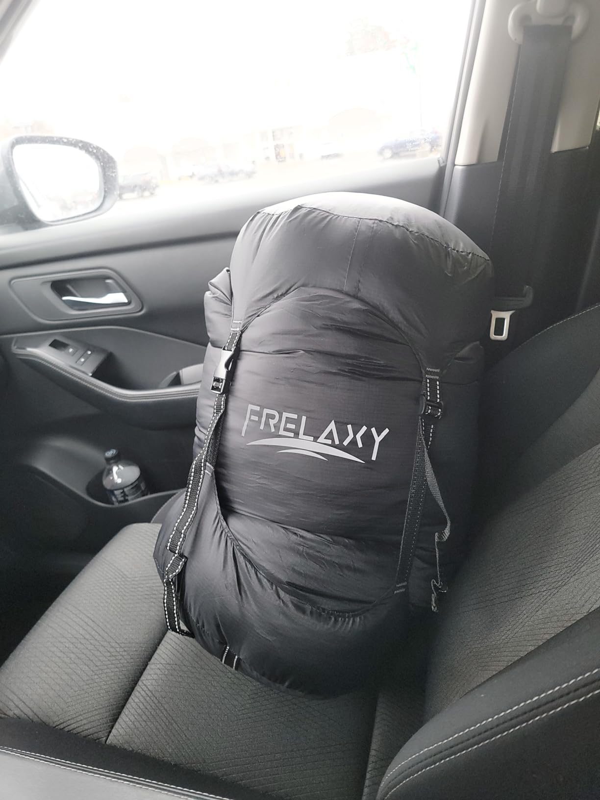 Frelaxy Compression Sack, 40% More Storage, Water-Resistant & Ultralight Sleeping Bag Stuff Sack - Customer Photo 1