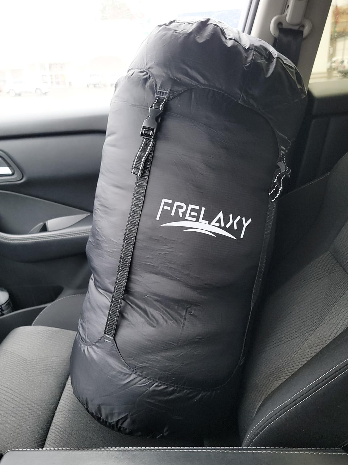 Frelaxy Compression Sack, 40% More Storage, Water-Resistant & Ultralight Sleeping Bag Stuff Sack - Customer Photo 2