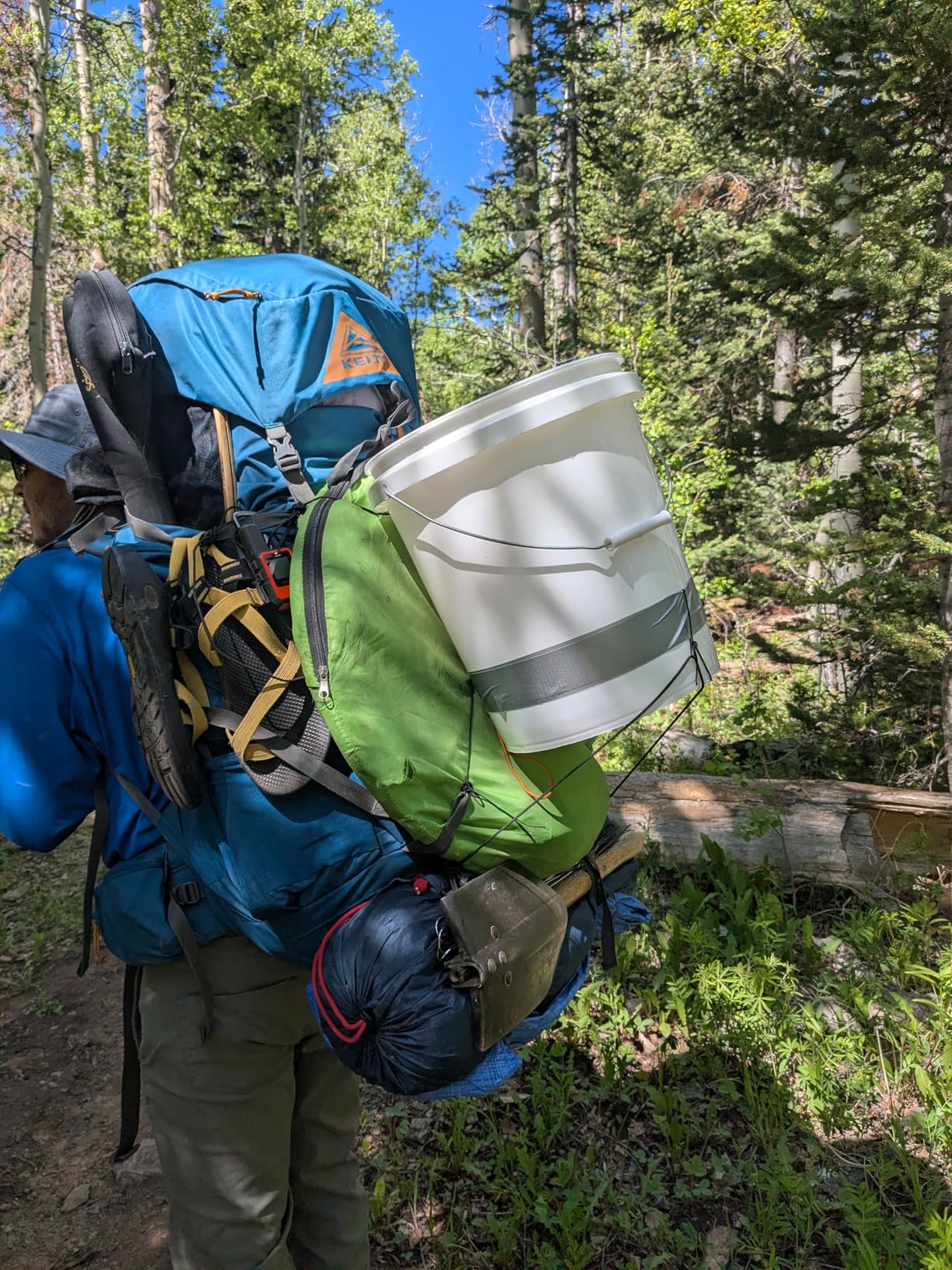 Kelty Coyote 60-105 Liter Internal Frame Backpack - Hiking, Backpacking, Travel, Hydration Compatible, Fully Adjustable (65L / Dark Olive) - Customer Photo 1