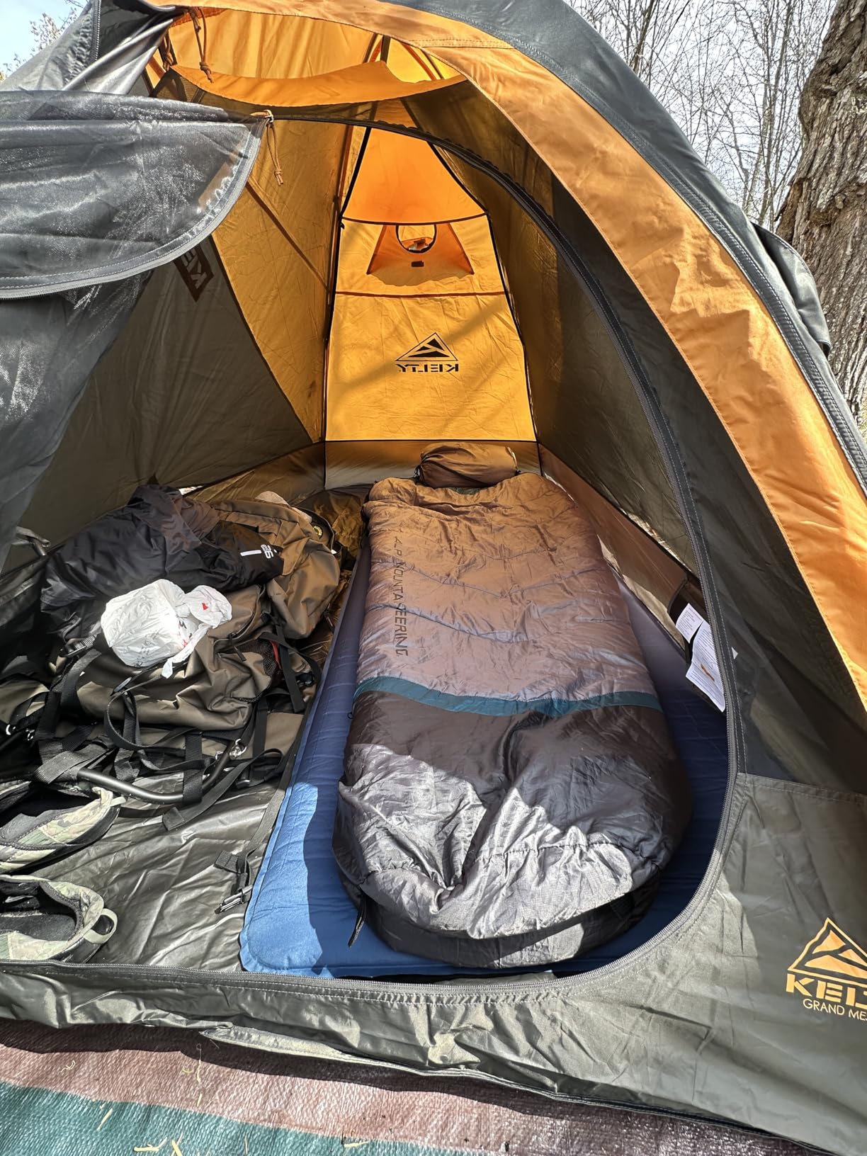 Kelty Grand Mesa 2P or 4P Backpacking Tent – 3 Season Camping, Thru Hiking Shelter, Aluminum Pole Frame, Single Door + Vestibule, 2024 Model Customer Review Kelty Grand Mesa 2P or 4P Backpacking Tent – 3 Season Camping, Thru Hiking Shelter, Aluminum Pole Frame, Single Door + Vestibule, 2024 Model - Customer Photo 3