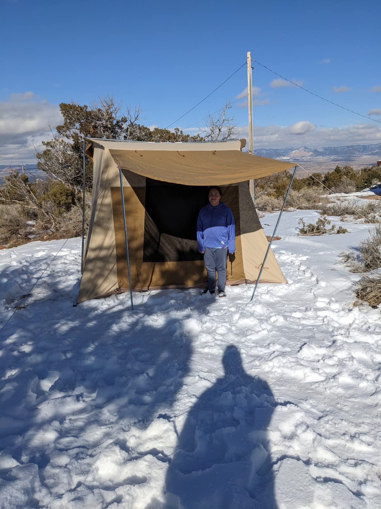 TETON Sports Canvas Tents, Tent for Family Camping in All Seasons, The Right Shelter for Your Base Camp, Waterproof - Customer Photo 2