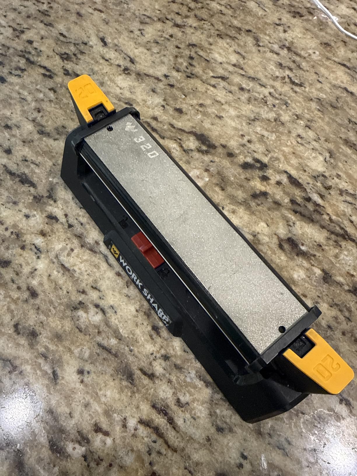 Work Sharp Benchstone Knife Sharpener, 3 sided for faster manual pocket or hunting knife sharpening - Customer Photo 1