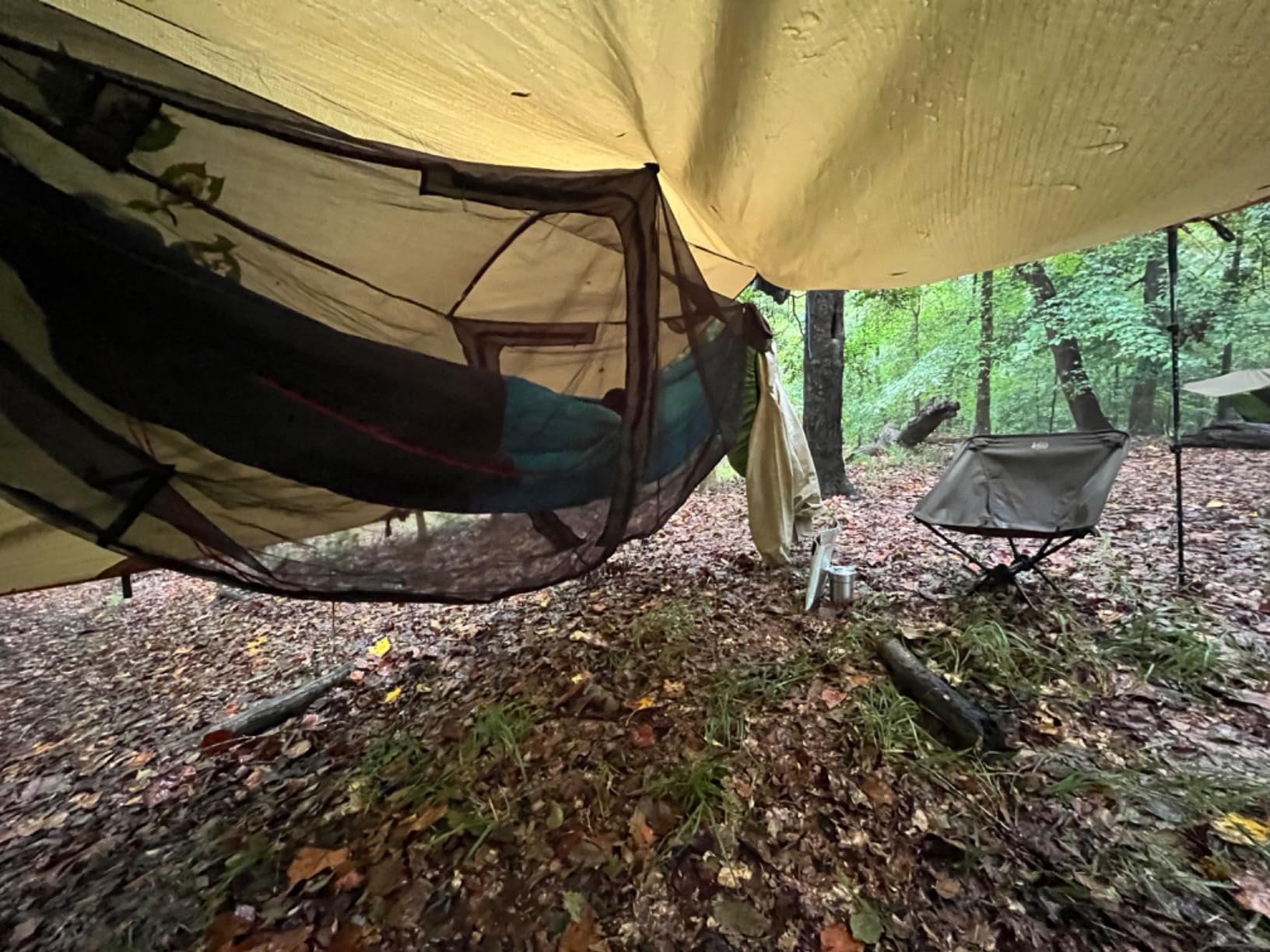 Grand Trunk 360 ThermaQuilt 3-in-1 Hammock Underquilt, Blanket and Sleeping Bag (Blue/Navy Blue) - Customer Photo 1