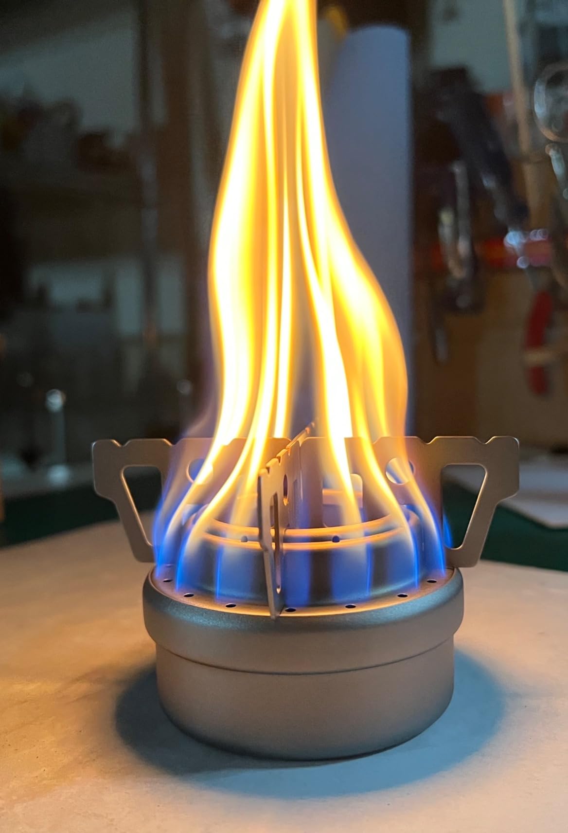 Kuvik Titanium Alcohol Stove - Ultralight and Compact Stove for Backpacking, Camping, and Survival - Customer Photo 1