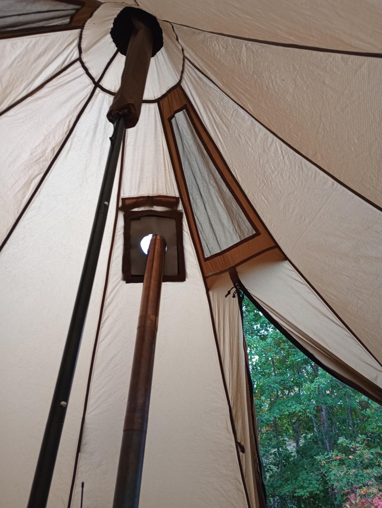 OneTigris Tiger Roar Tent Stove, Portable Wood Burning for Winter Camping Hunting and Outdoor Cooking, Pipes Included - Customer Photo 1