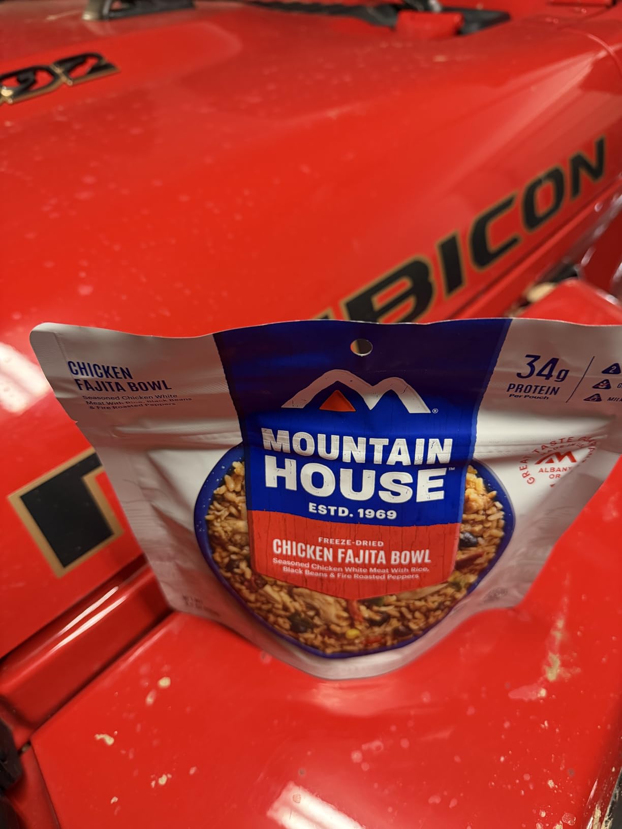 Mountain House Fettuccine Alfredo with Chicken | Freeze Dried Backpacking & Camping Food | 2 Servings - Customer Photo 2