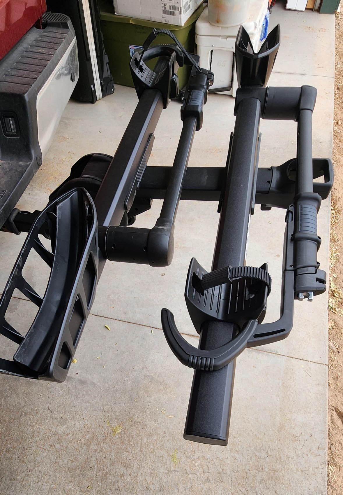 Thule T2 Pro XT/XTR Hitch Bike Rack - Premium Platform Bike Rack for 2 Bikes, E-Bike Compatible, Heavy-Duty Construction Customer Review Thule T2 Pro XT/XTR Hitch Bike Rack - Premium Platform Bike Rack for 2 Bikes, E-Bike Compatible, Heavy-Duty Construction - Customer Photo 2