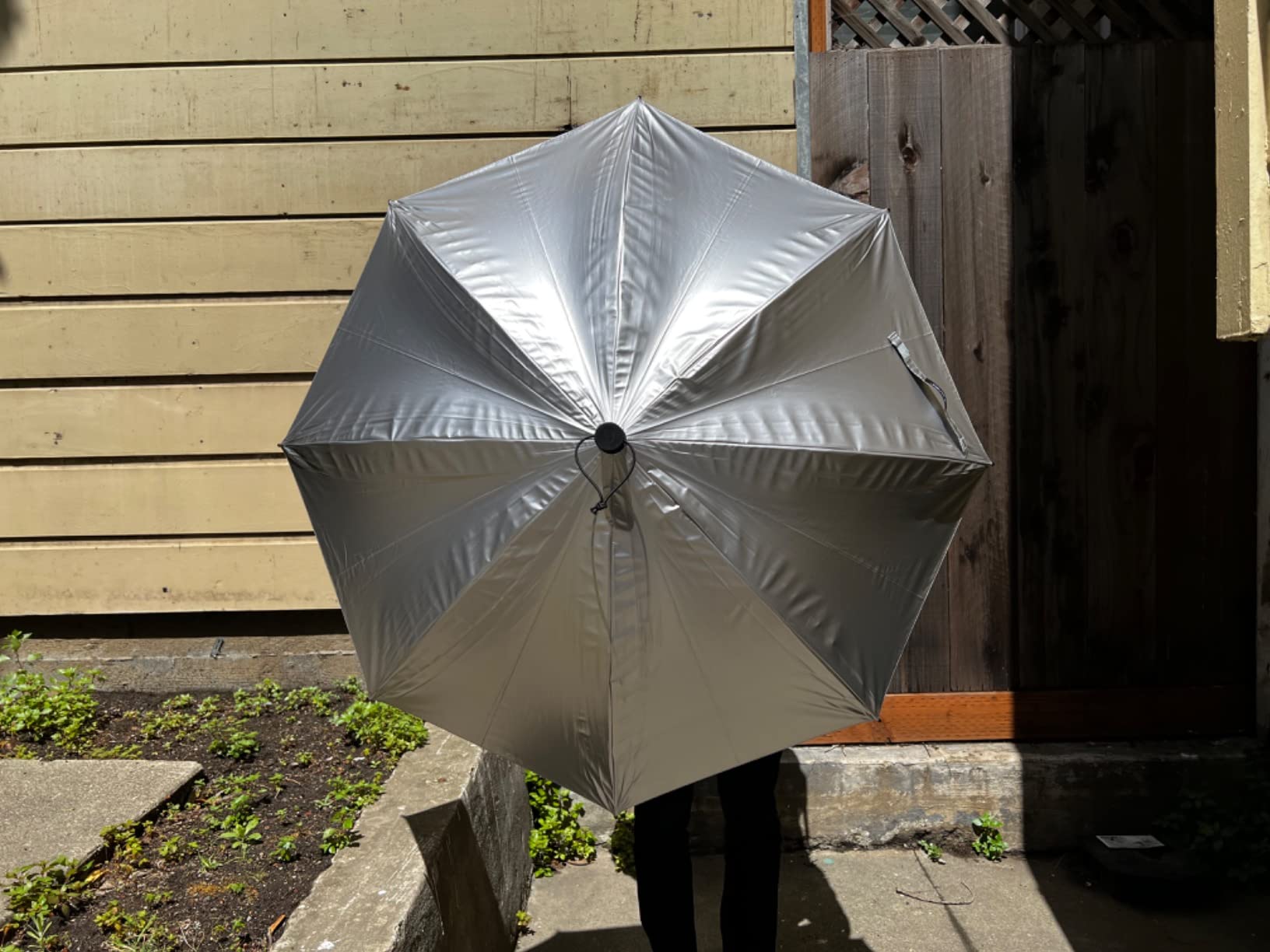 G4Free 46 Inch Large Hiking Umbrella Ultralight UV Silver Reflective Full-size Trekking Backpacking Umbrella - Customer Photo 2