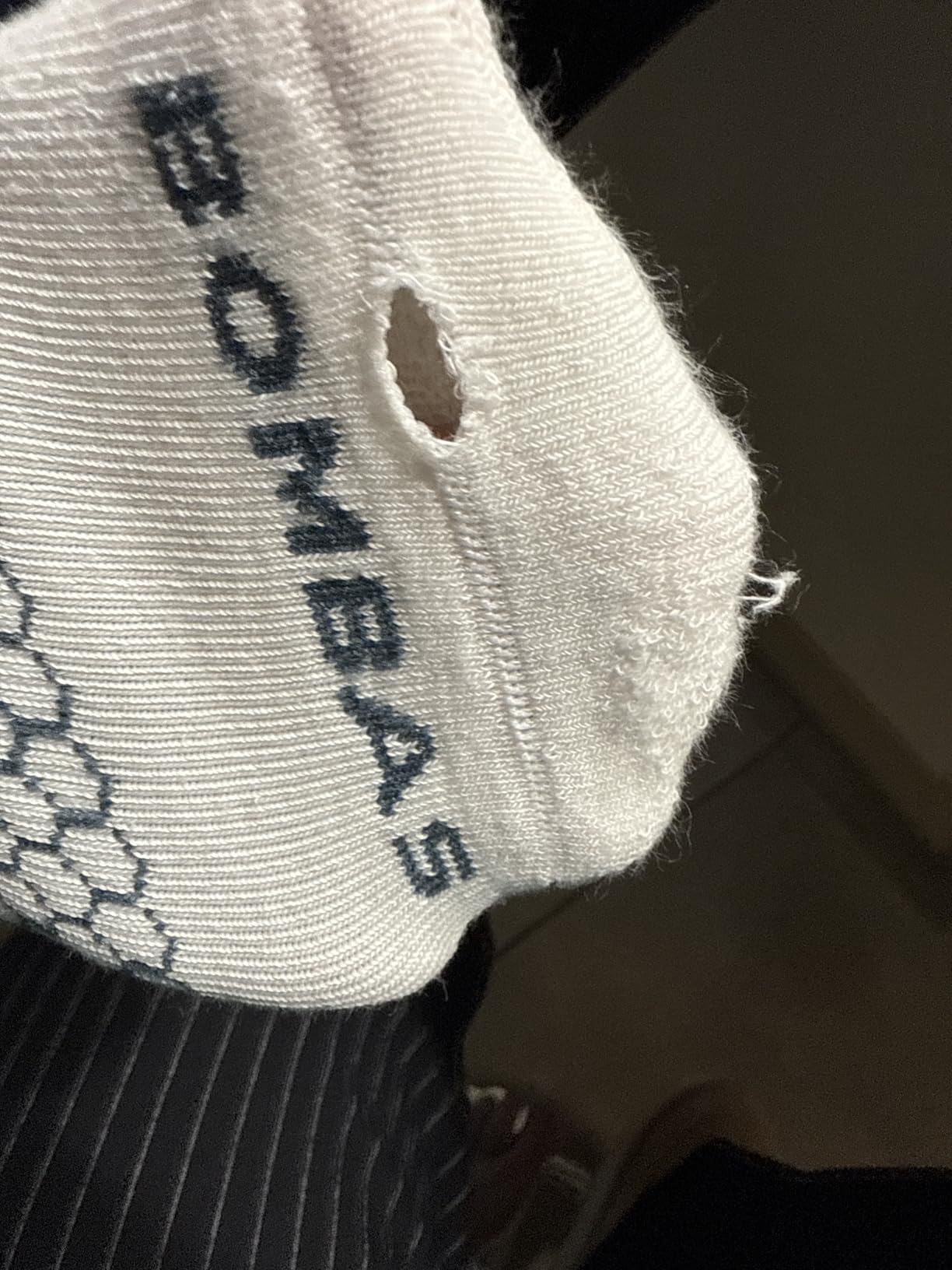 Bombas Women's Originals Ankle Socks, (Grey/Blue) Customer Review Bombas Women's Originals Ankle Socks, (Grey/Blue) - Customer Photo 2