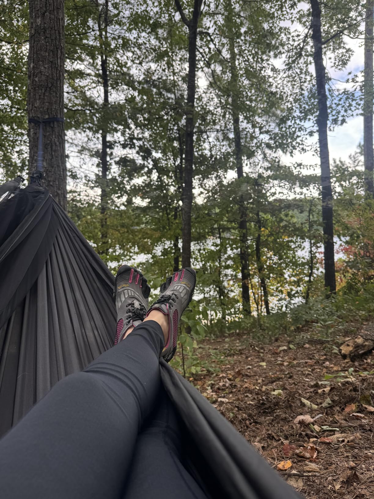 Sunyear Hammock Camping with Rain Fly Tarp and Net, Portable Camping Hammock Double Tree Hammock Outdoor Indoor Backpacking Travel & Survival, 2 Tree Straps,100% Waterproof - Customer Photo 1