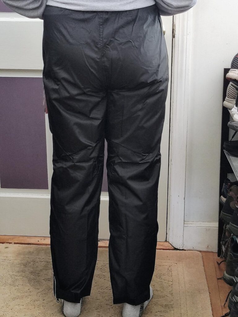 33,000ft Women's Rain Pants, Lightweight Waterproof Rain Over Pants, Windproof Hiking Pants for Outdoor, Fishing, Rainy Day Customer Review Best Waterproof Pants For Dog Walking