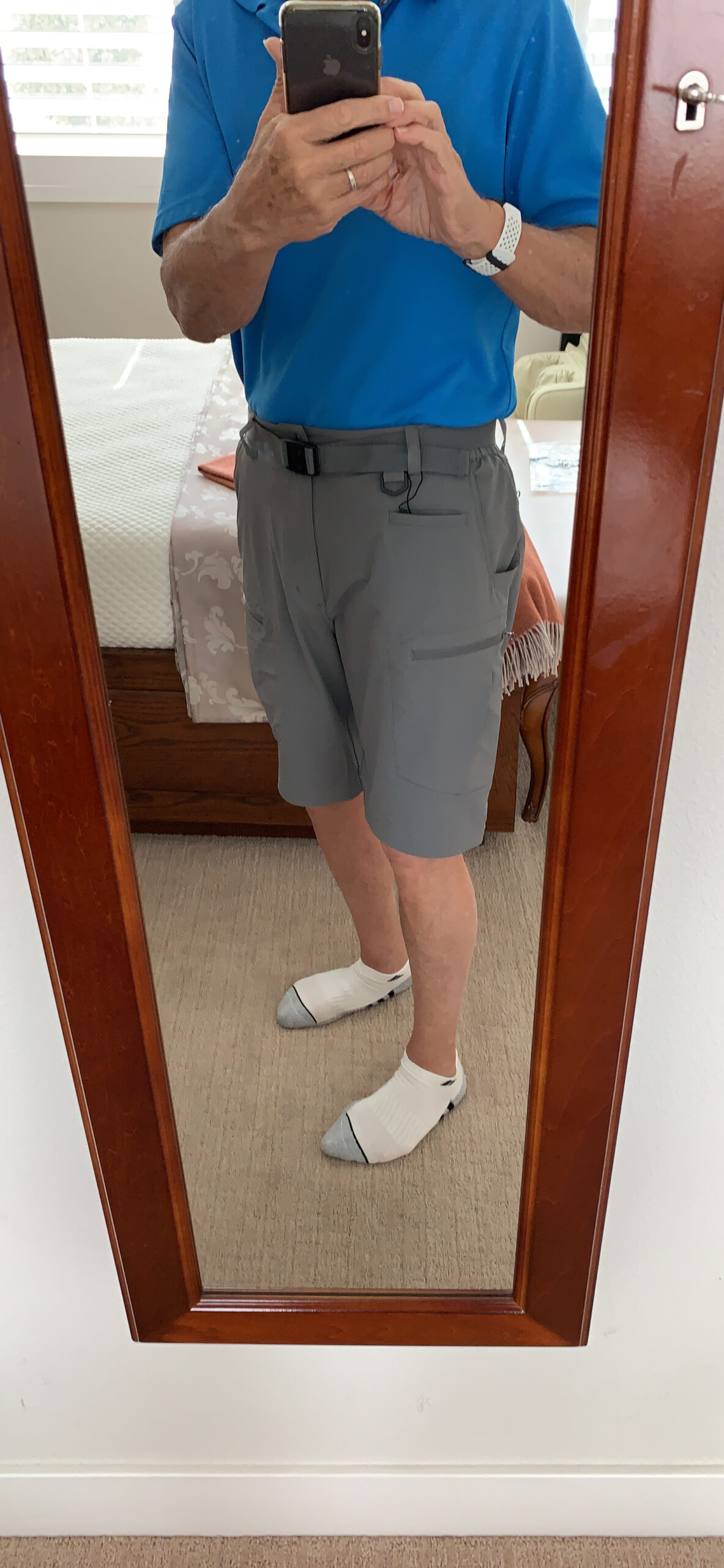 Shallowlulu Mens Cargo Hiking Shorts Water Resistant Quick Dry Lightweight Breathable Tactical Shorts with Nylon Belt Customer Review Shallowlulu Mens Cargo Hiking Shorts Water Resistant Quick Dry Lightweight Breathable Tactical Shorts with Nylon Belt - Customer Photo 2