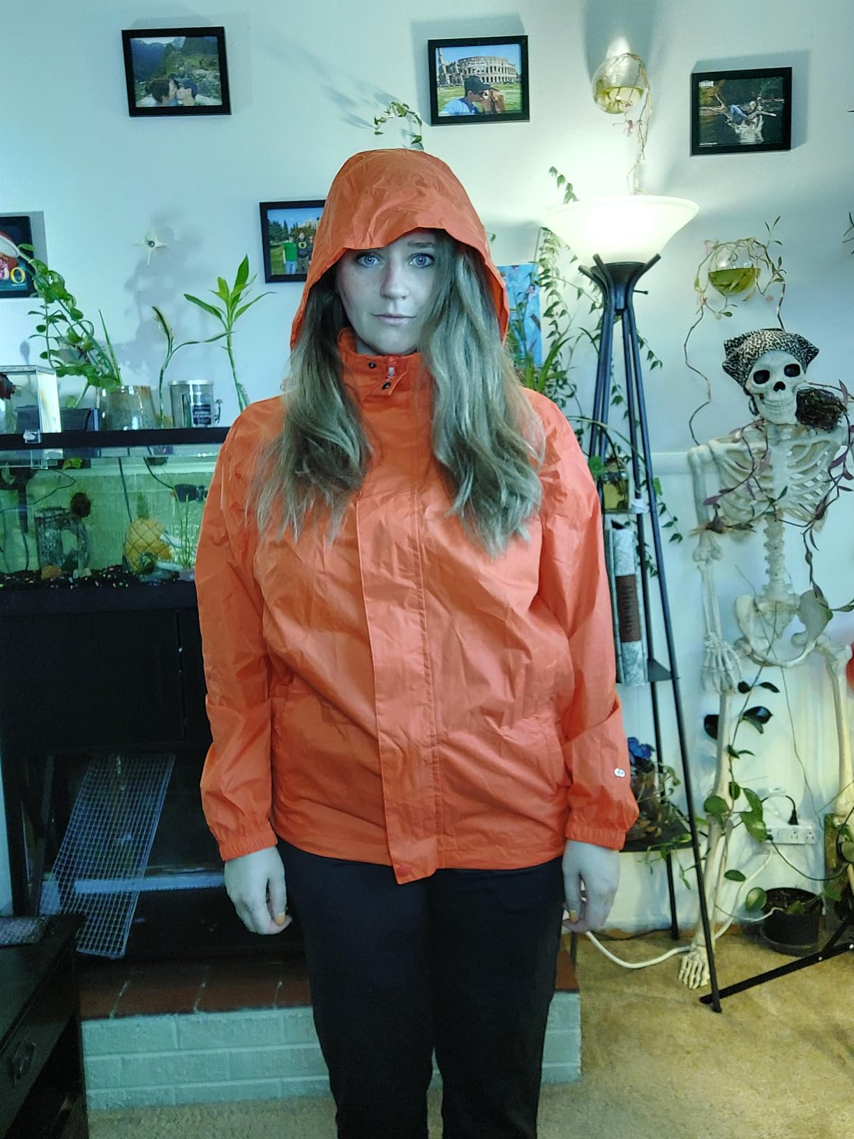 33,000ft Packable Rain Jacket Men's Lightweight Waterproof Rain Shell Jacket Raincoat with Hood for Golf Cycling Windbreaker - Customer Photo 2