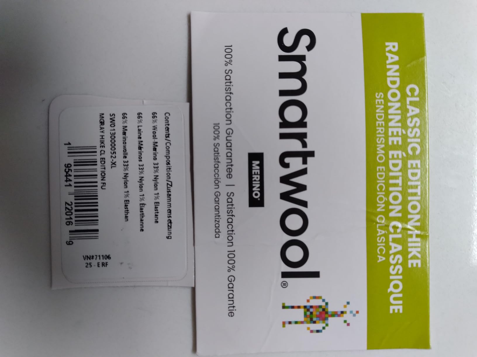 Smartwool Men's Hike Classic Edition Full Cushion Crew Socks - Customer Photo 2