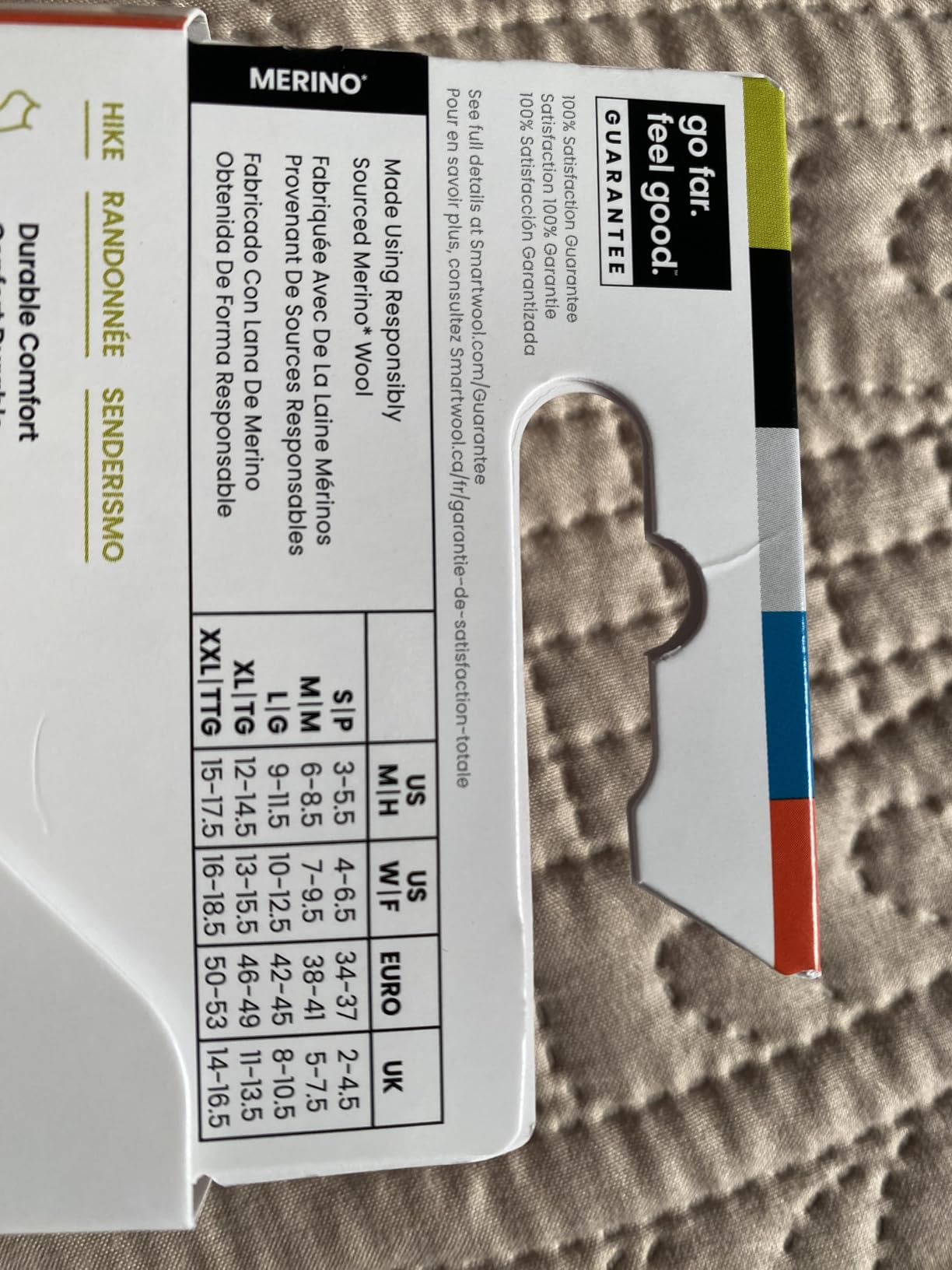 Smartwool Women's Hike Full Cushion Crew Socks Customer Review Smartwool Women's Hike Full Cushion Crew Socks - Customer Photo 2