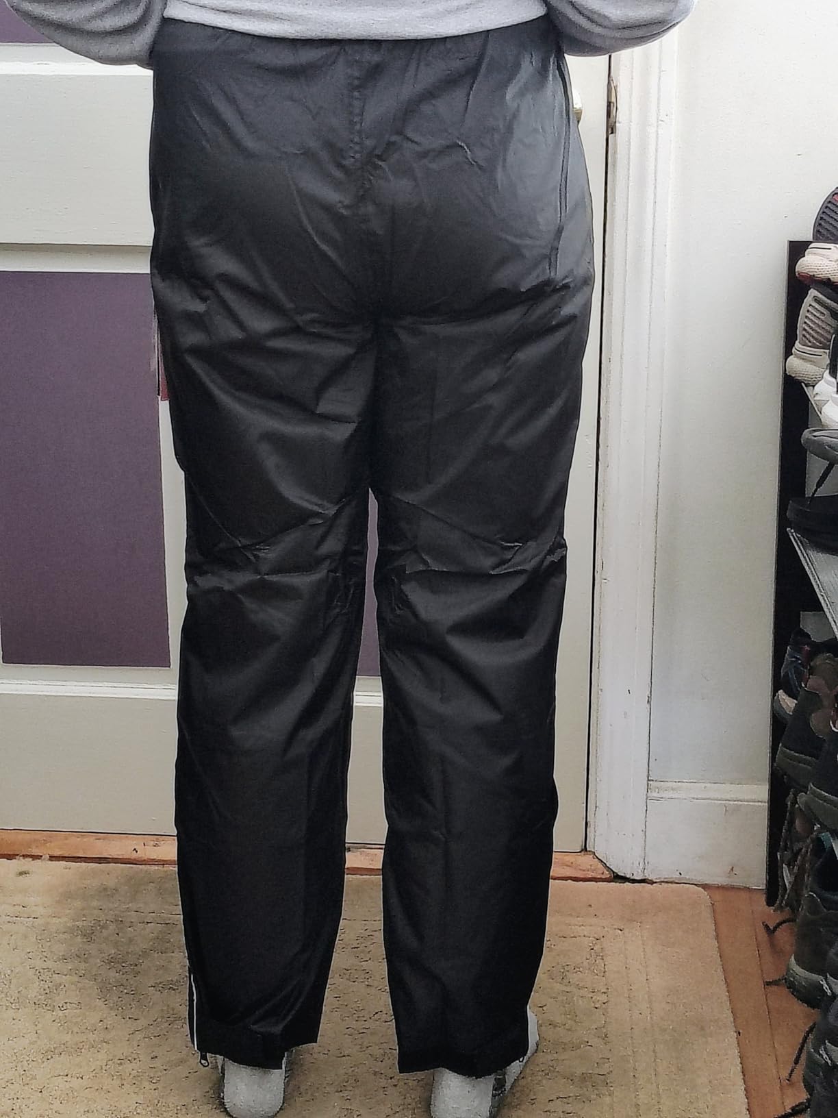 33,000ft Women's Rain Pants, Lightweight Waterproof Rain Over Pants, Windproof Hiking Pants for Outdoor, Fishing, Rainy Day Customer Review 33,000ft Women's Rain Pants, Lightweight Waterproof Rain Over Pants, Windproof Hiking Pants for Outdoor, Fishing, Rainy Day - Customer Photo 2