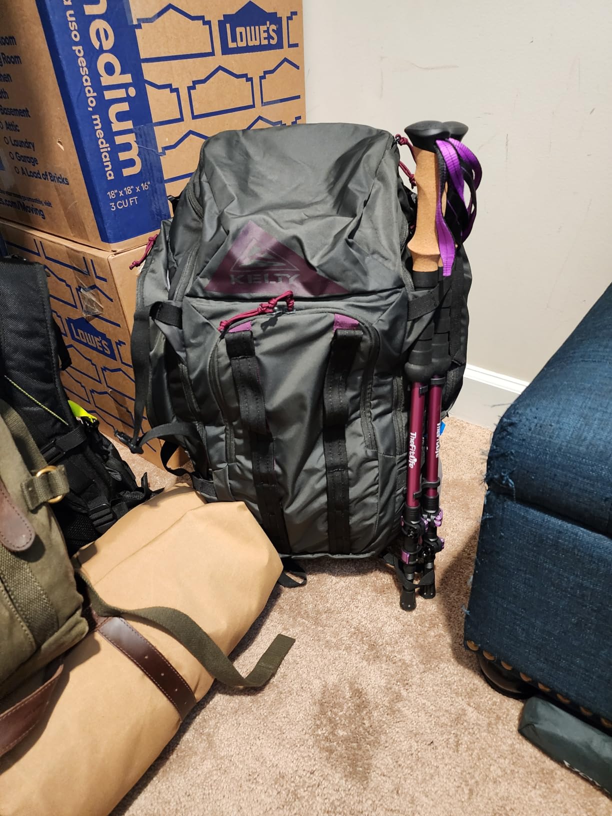 Kelty Redwing 50 Women's - 50 Liter Internal Frame Backpack for Hiking, Backpacking, Travel, Hip Belt, Women Specific Fit, 2023 (Cinnamon) - Customer Photo 2