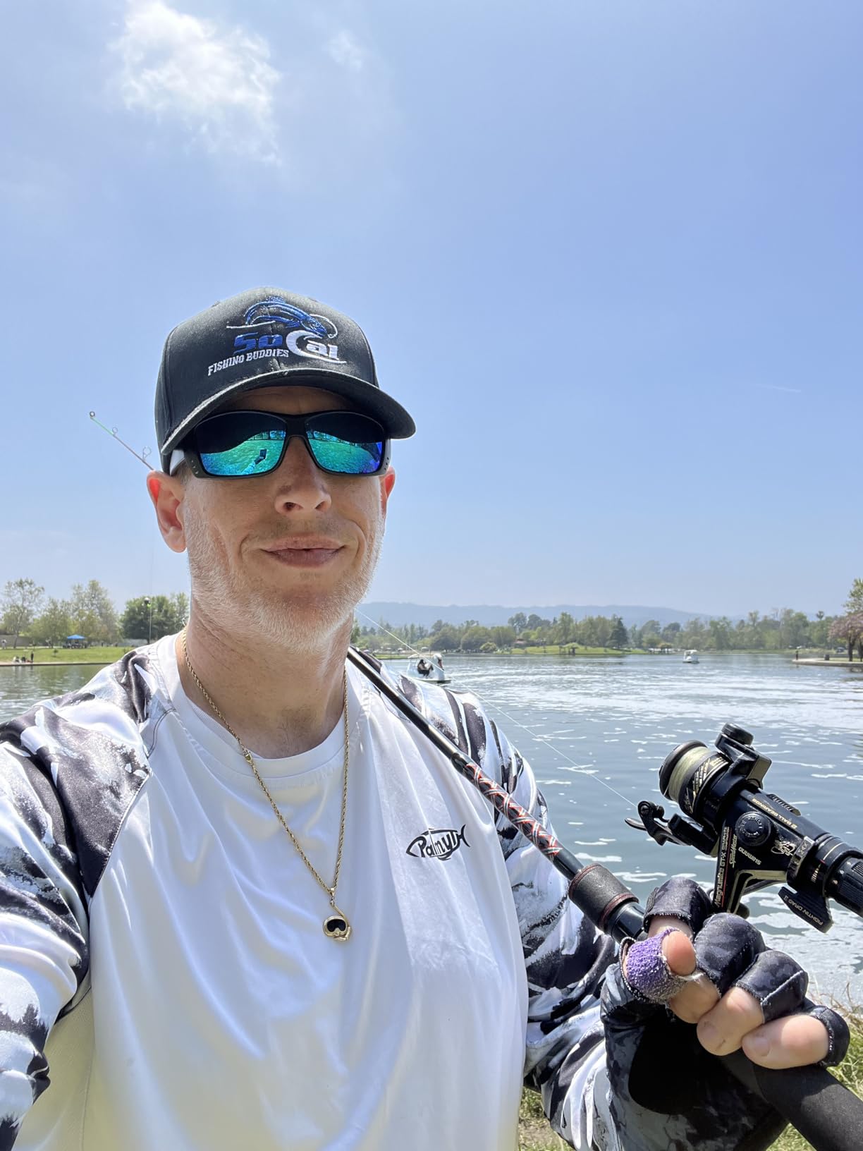JIANGTUN Floating Polarized Fishing Sunglasses for Men Women, Sailing Boating Gifts Beach Cool Style Glasses - Customer Photo 2