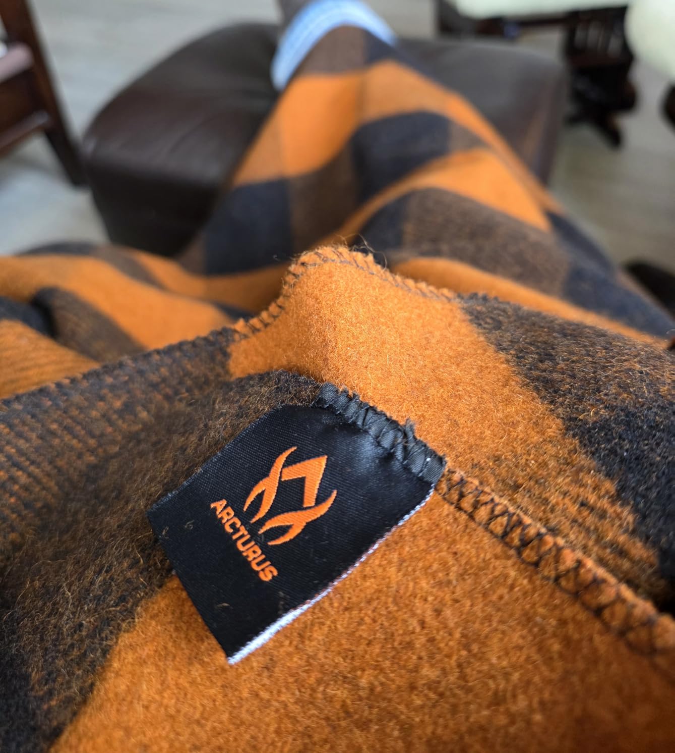 Arcturus Military Wool Blanket - Warm, Thick, Washable - Great for Outdoors, Camping, Stadium Blanket, Picnics, Travel - Car & Bushcraft Survival Kits - Customer Photo 1