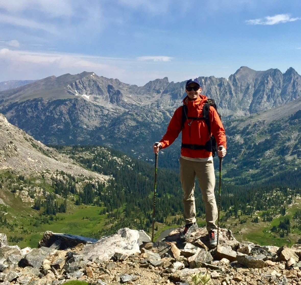 Teton 55L Scout Internal Frame Backpack for Hiking, Camping, Backpacking, Travel, Rain Cover Included, Olive - Customer Photo 1