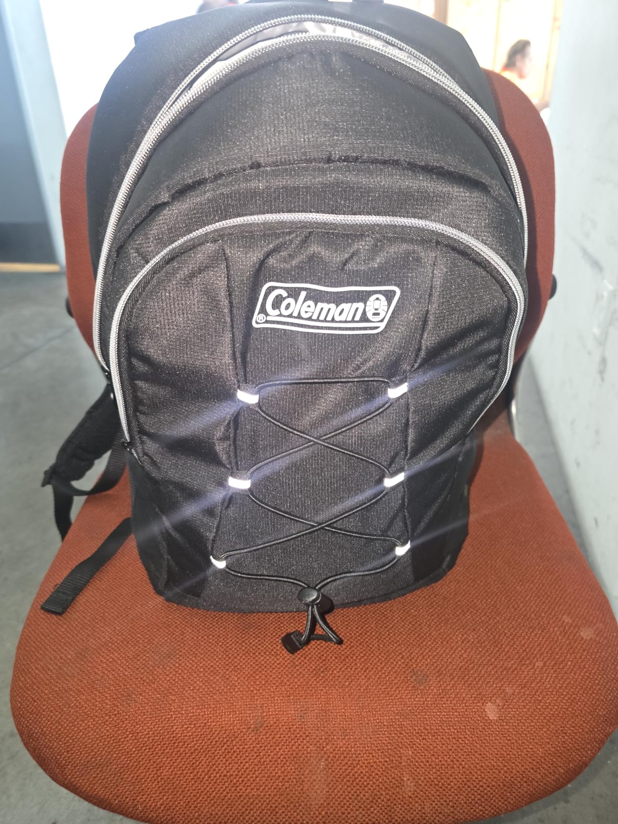 Coleman Chiller Insulated Backpack Cooler, Leakproof 28-Can Backpack Cooler with 12+ Hour Ice Retention, Made with Recycled Materials - Customer Photo 1