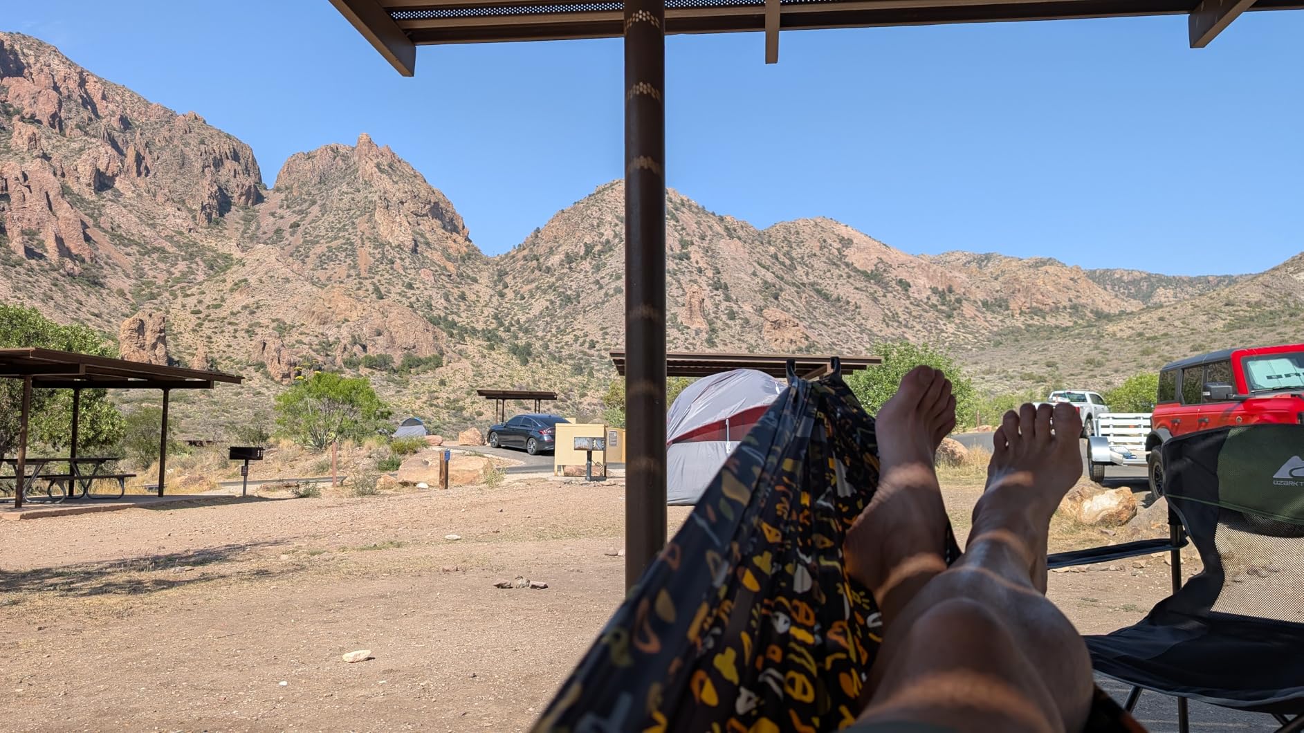 KAMMOK: Roo Double Hammock | Made from Strong & 100% Recycled Water Resistant Ripstop Fabric | Comfortable, Packable, Lightweight (Lifetime Adventure Grade Warranty), Midnight Blue - Customer Photo 1