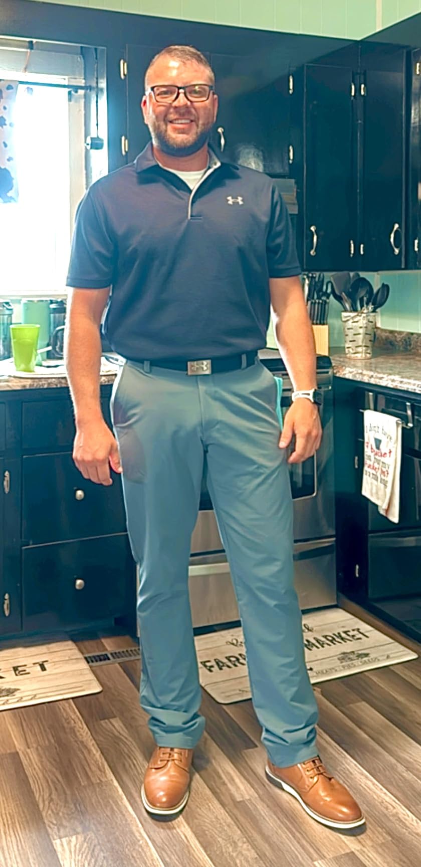 Under Armour Mens Straight Leg Tech Pants - Customer Photo 2