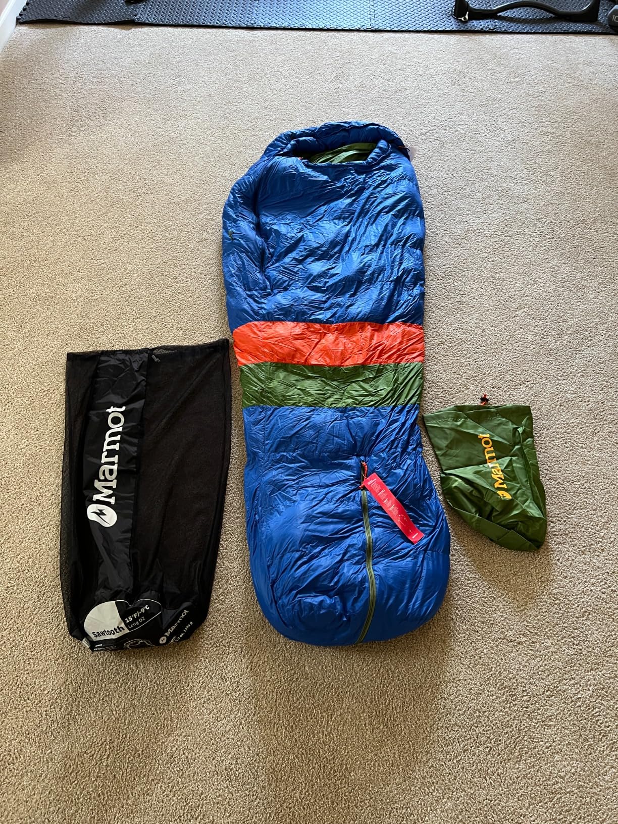 Marmot Men's Sawtooth 15° Sleeping Bag, 650 Fill Down for Camping & Backpacking, Regular - Customer Photo 2