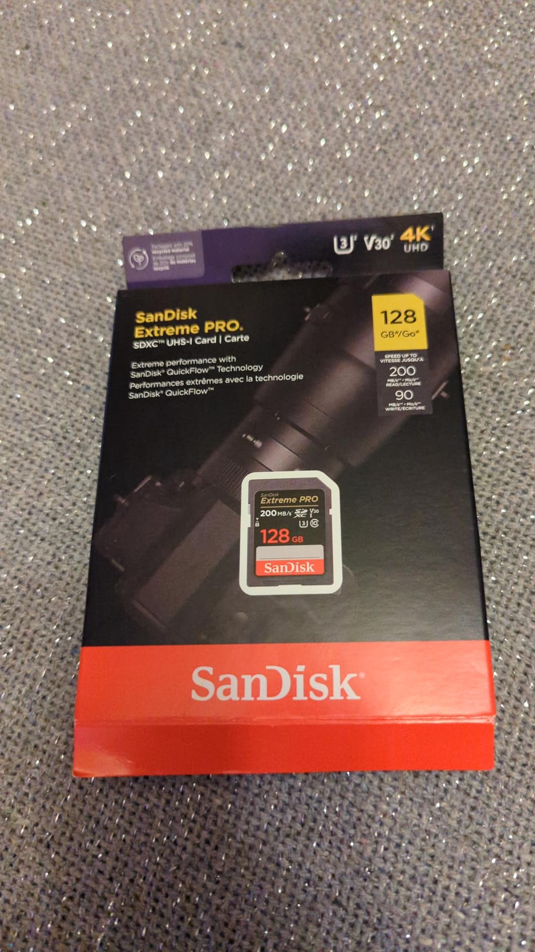 SanDisk 512GB Extreme PRO SDXC UHS-I Memory Card - C10, U3, V30, 4K UHD Customer Review SanDisk 512GB Extreme PRO SDXC UHS-I Memory Card - C10, U3, V30, 4K UHD - Customer Photo 1