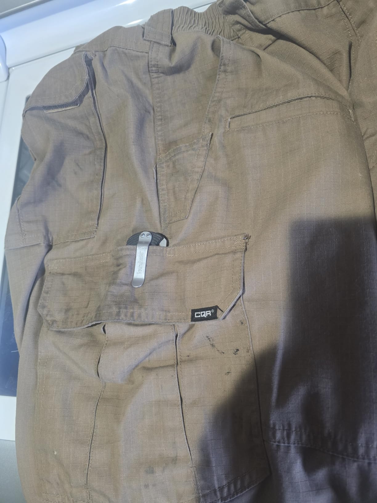 CQR Men's Tactical Pants, Water Resistant Ripstop Cargo Pants, Lightweight EDC Work Hiking Pants, Outdoor Apparel - Customer Photo 1