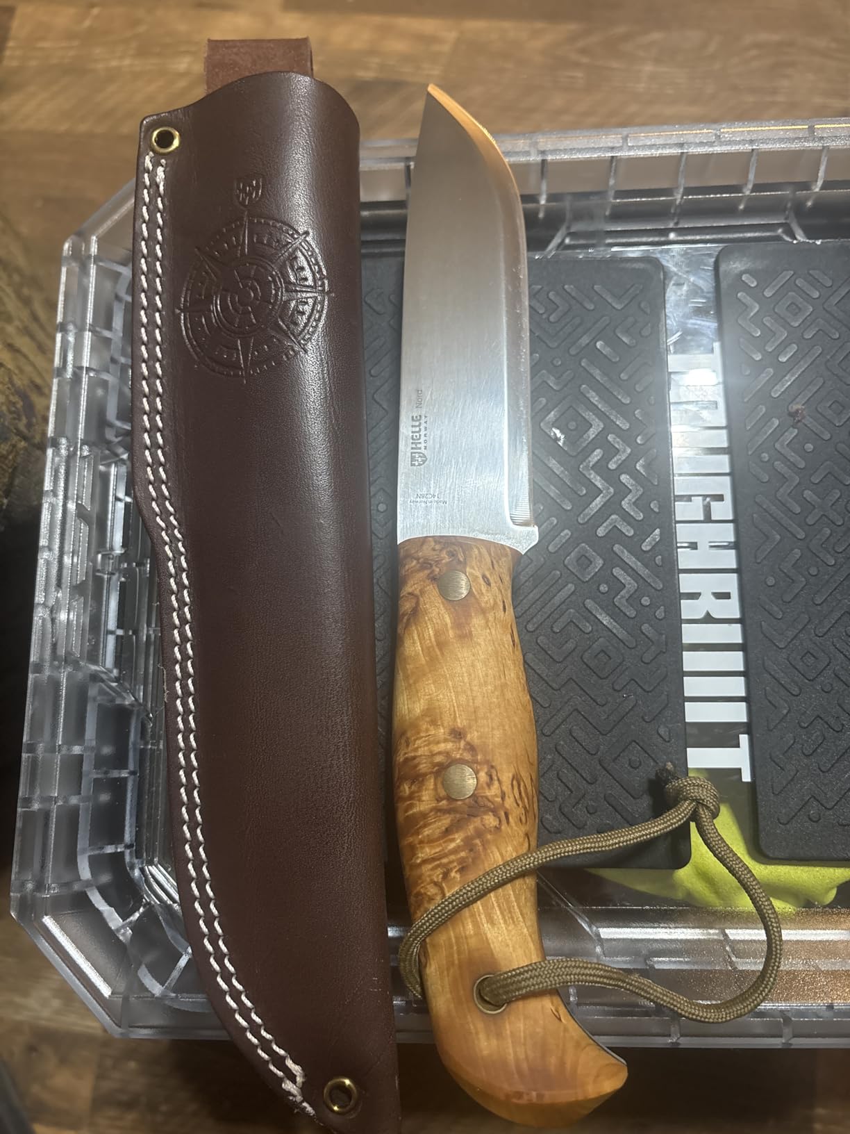 HELLE Knives Nord - Heavy-Duty Full-Tang Bushcraft Knife for Wilderness Survival, Chopping & Game Processing (5.79