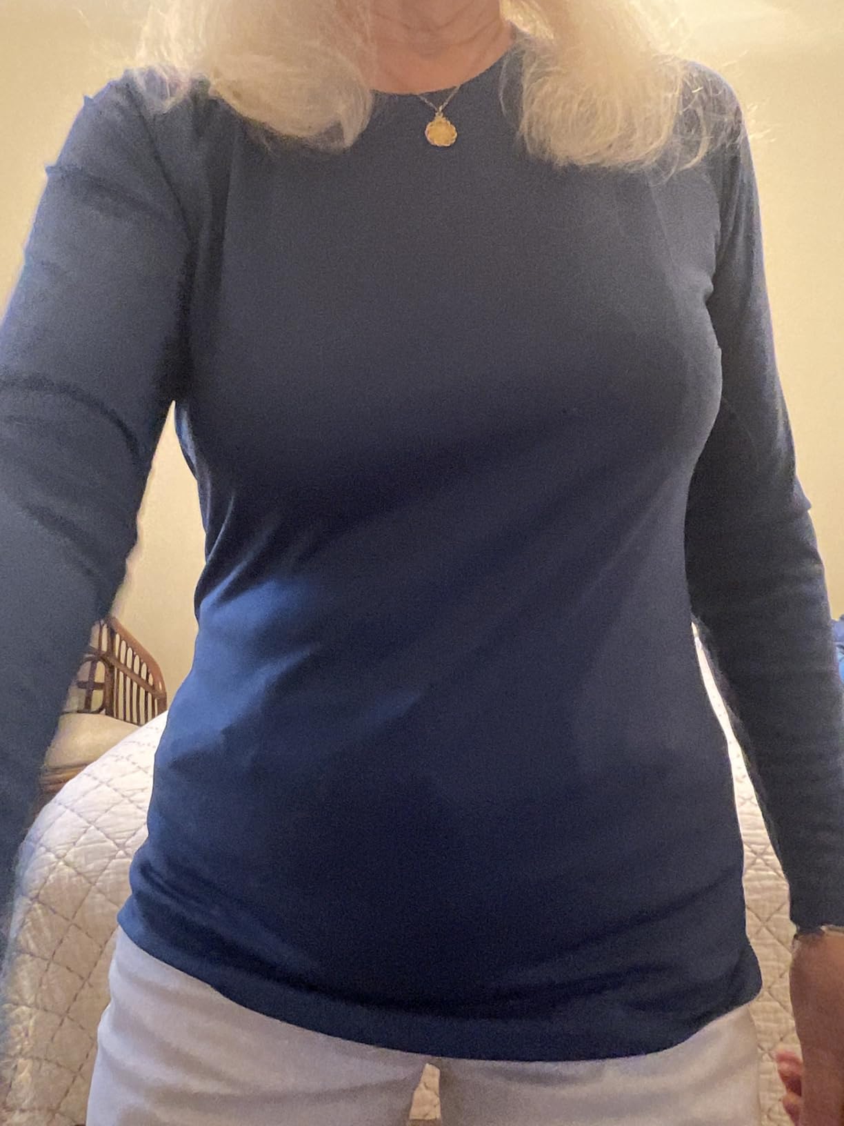 MAGCOMSEN Women's Long Sleeve Shirts UPF 50+ Sun Protection Hiking Fishing - Customer Photo 2
