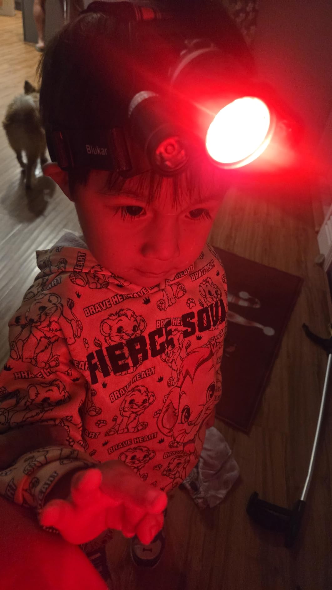 Blukar LED Headlamp, Super Bright Rechargeable Headlight Flashlight - 3 Lights 5 Modes,Zoomable,Spotlight&Floodlight Combination, IPX6 Waterproof, 20+Hrs Runtime for Running,Hiking,Camping etc. - Customer Photo 1