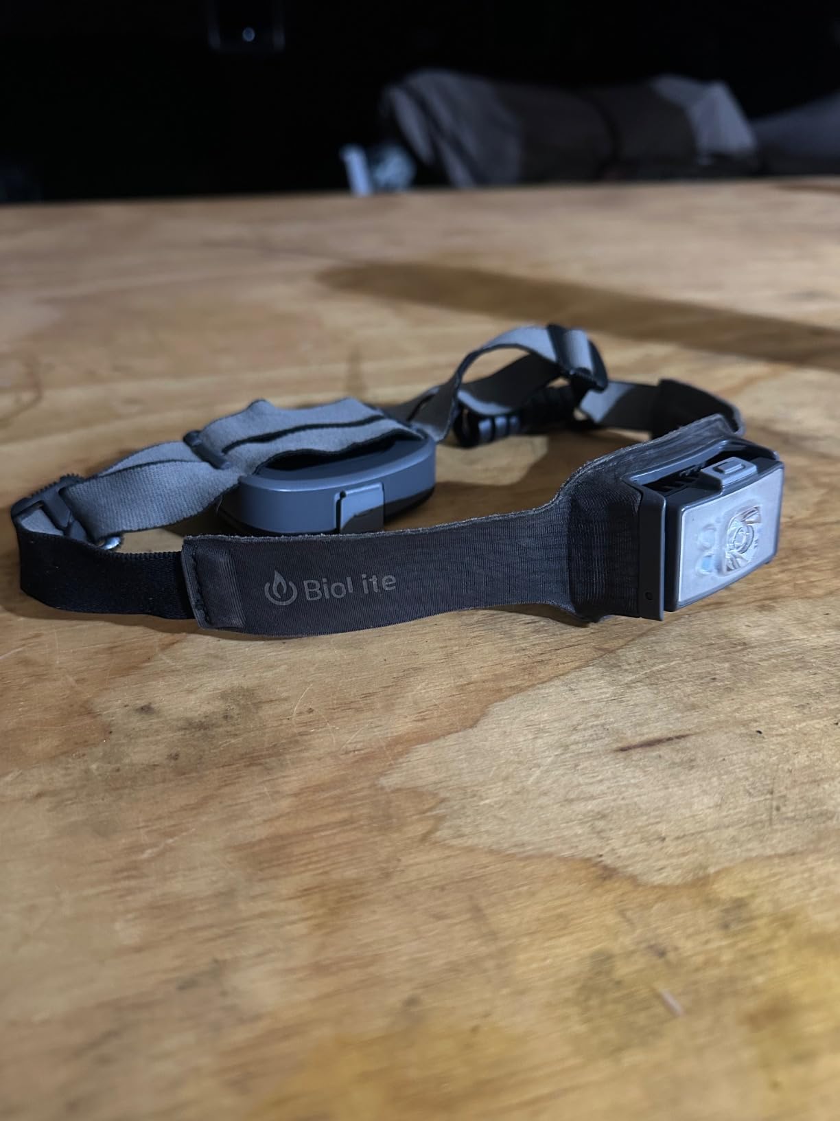 BioLite, HeadLamp 800 Pro, 800 Lumens, Ultra-Lightweight & USB Rechargeable with 8 Light Modes, Midnight Grey - Customer Photo 2