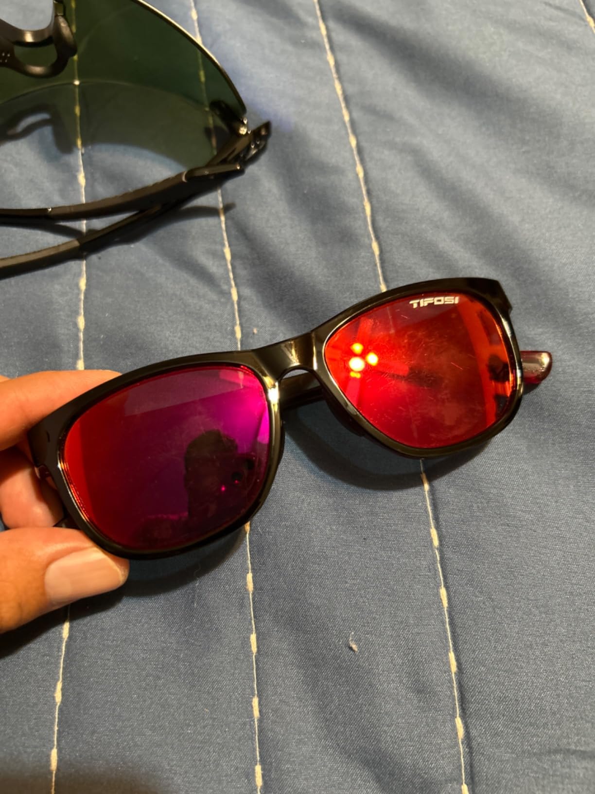 Tifosi Vogel SL Sport Sunglasses Men & Women - Ideal For Baseball, Cycling, Cricket, Golf, Hiking, Running Customer Review Tifosi Vogel SL Sport Sunglasses Men & Women - Ideal For Baseball, Cycling, Cricket, Golf, Hiking, Running - Customer Photo 1