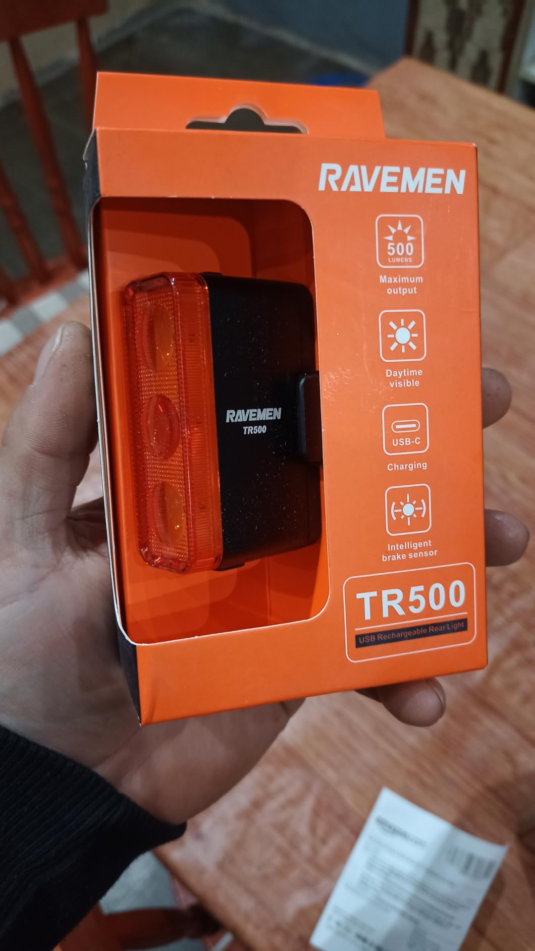 RAVEMEN TR500 500 Lumens Bike Tail Light for Daytime Night Riding, Brake Sensing Bike Rear Light with Side Visibility, 6 Light Modes, USB C Rechargeable Fit Round/Aero Seat Posts Customer Review RAVEMEN TR500 500 Lumens Bike Tail Light for Daytime Night Riding, Brake Sensing Bike Rear Light with Side Visibility, 6 Light Modes, USB C Rechargeable Fit Round/Aero Seat Posts - Customer Photo 1