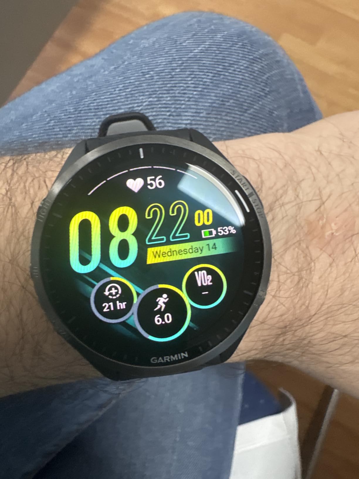 Garmin Forerunner 965 Running Smartwatch, Colorful AMOLED Display, Training Metrics and Recovery Insights, Black and Powder Gray customer photo 2