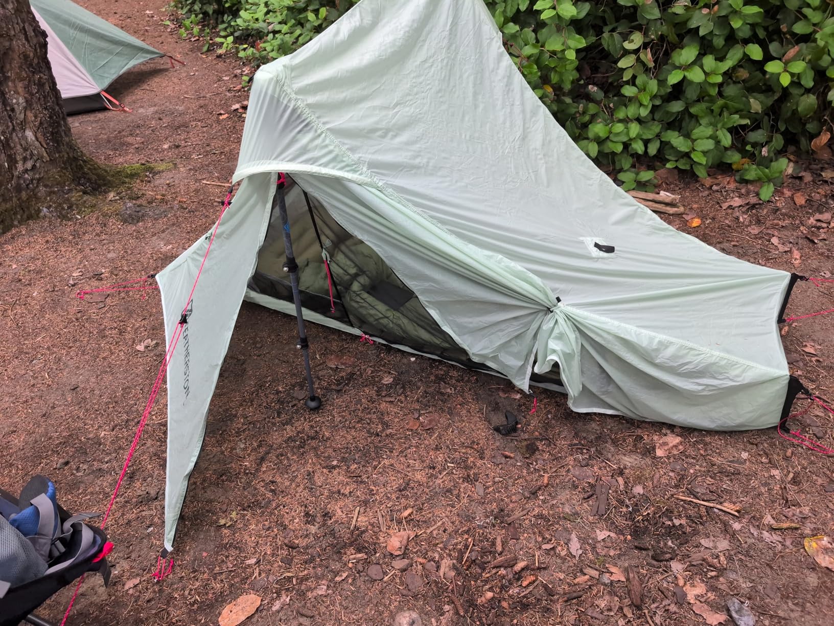 Featherstone Backbone Ultralight Tent for Backpacking, Camping, Thru Hiking - Trekking Pole Backpacking Tent - Waterproof, Single-Wall, Durable Shelter - Compact, Light, & Easy to Carry Customer Review Featherstone Backbone Ultralight Tent for Backpacking, Camping, Thru Hiking - Trekking Pole Backpacking Tent - Waterproof, Single-Wall, Durable Shelter - Compact, Light, & Easy to Carry - Customer Photo 2
